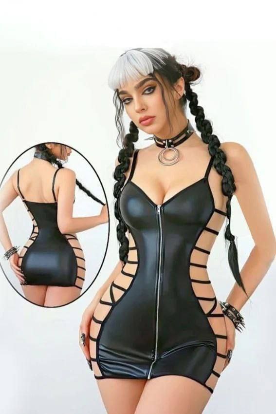 لباس خواب دیسکوزیپدار با شورت لامبادا